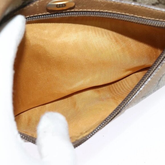 GUCCI GG Supreme Web Sherry Line Bag PVC Beige Gold 68 02 004 Auth bs25484 - Picture 13 of 16